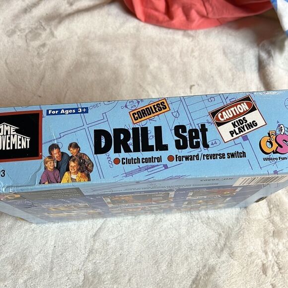 Vintage Tool‎ Time Home Improvement Kids Toy Drill Set DSI NIB NOS Rare - Picture 5 of 5